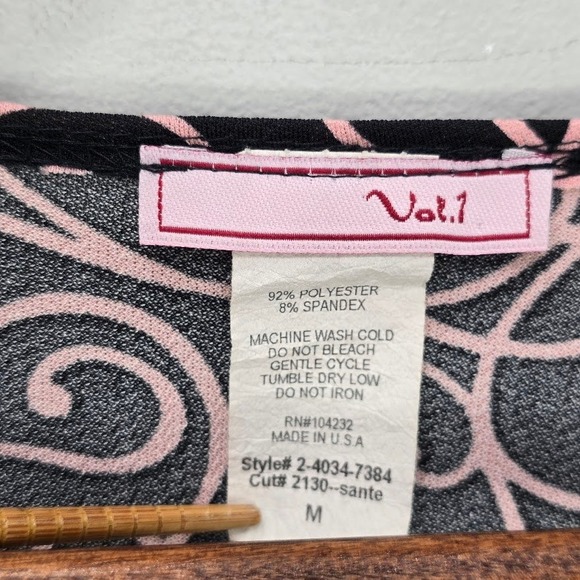 Vtg Y2K Babydoll Midi Dress M Black 3/4 Sleeve Empire‎ Dress Whimsigoth Grunge - Picture 7 of 9